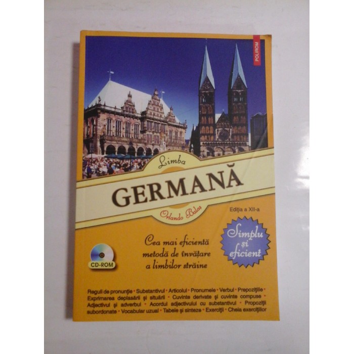 LIMBA GERMANA - ORLANDO BALAS - + CD